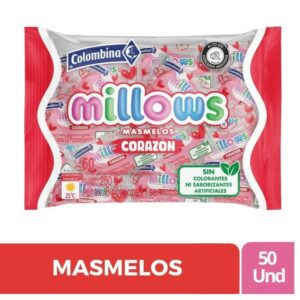 Masmelo millows corazón x50