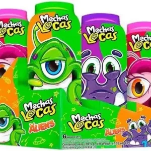 Mechas locas aliens x6