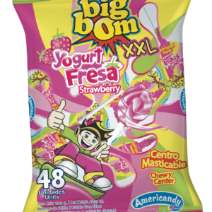 Big bom XXL yogurt fresa x48