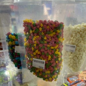 CHIPS DE COLORES  100GR